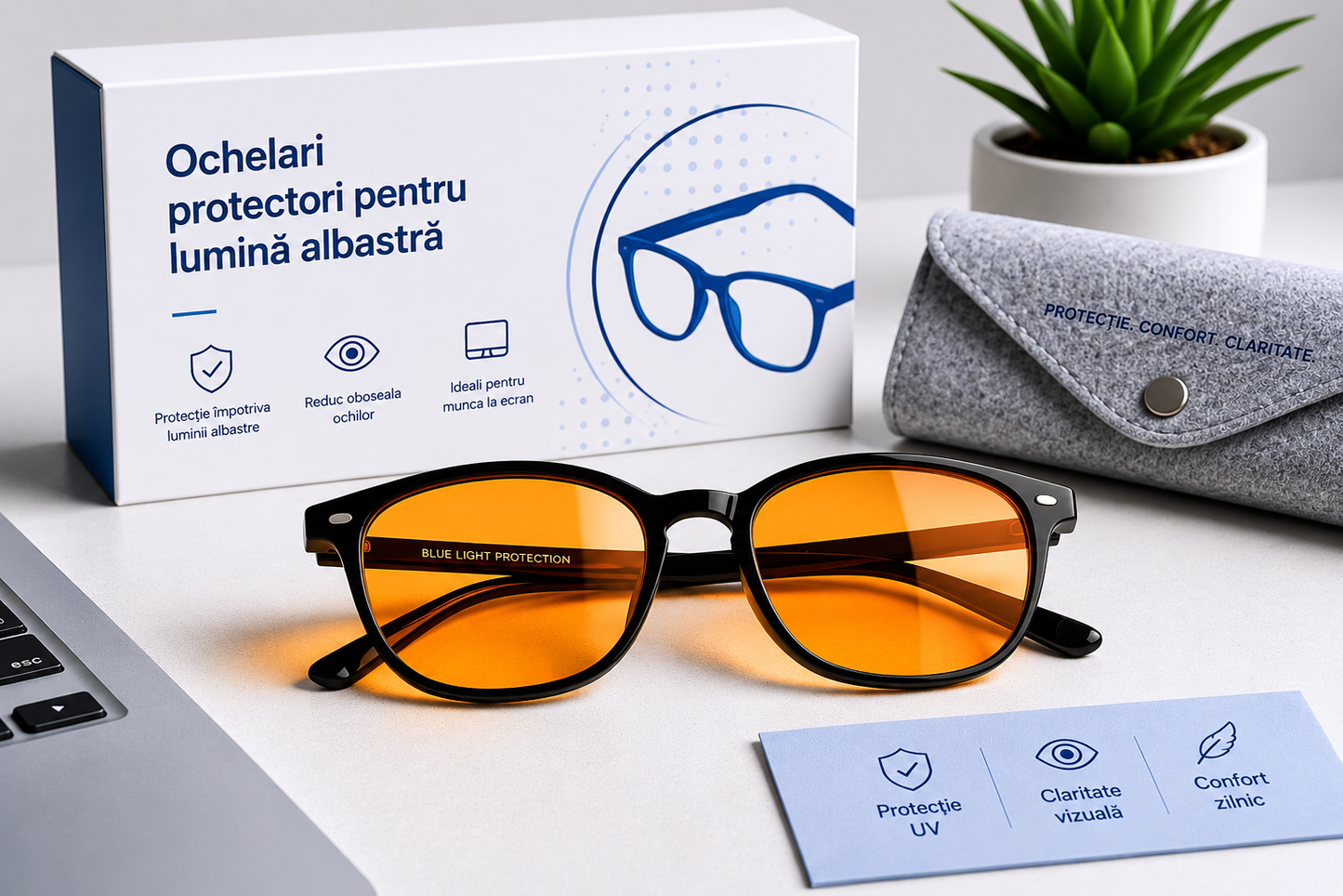 Ochelari pentru Protecție împotriva Luminii Albastre