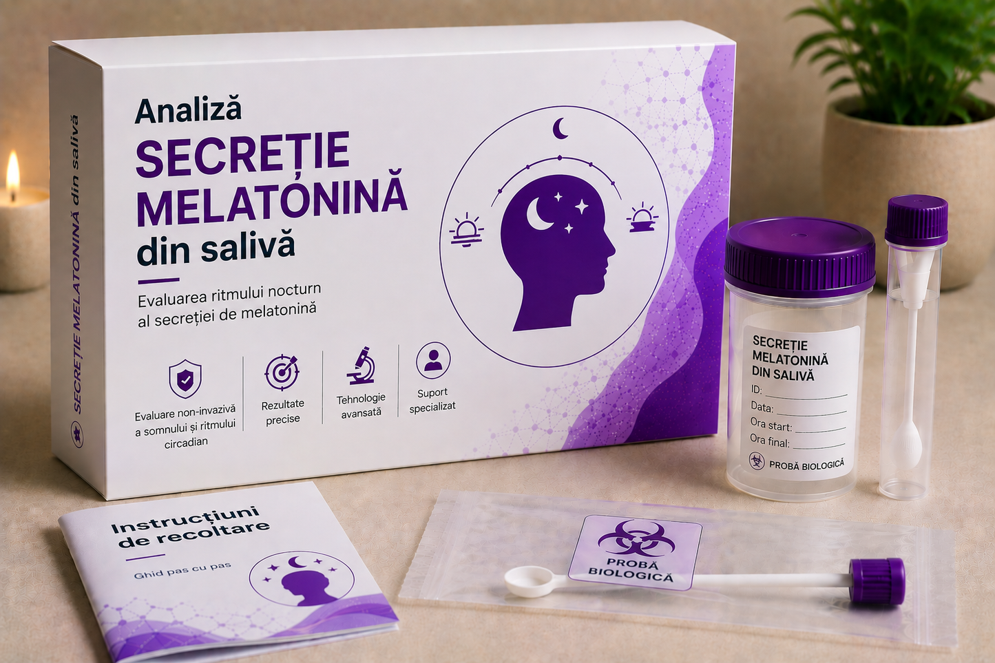 Secreție melatonină din salivă