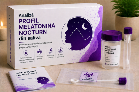 Profil melatonina nocturn din salivă